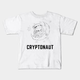 Crypto Currency Astronaut "Cryptonaut" Kids T-Shirt